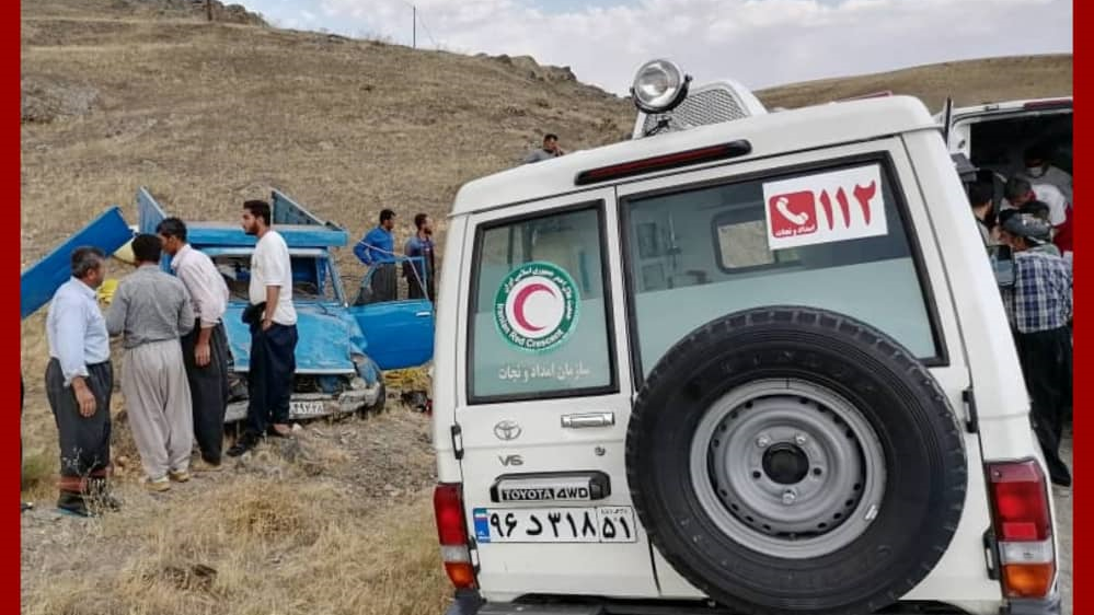واژگونی سایپا ۳ مصدوم بر جاگذاشت